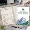 Hiking Planner - Outdoor Adventure Journal, A5 Spiral Mountaineering Logbook, Gear Checklist, Peak Tracker, Route Map, Safety Tips, Emergency Prep for
