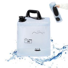 Large Capacity 15L Portable Water Bag, Collapsible Water Container,Durable Leak-Proof Bucket,For Outdoor Camping,BBQ,Hiking,Travel,Backpacking,Rv,Outd