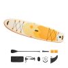 Inflatable Stand Up Paddle Board, 11.6' x 35" x 6" Wide Ultra-Light SUP Paddleboard, All Accessories Included, Pump, Paddle, Fin, Backpack, Ankle Leas