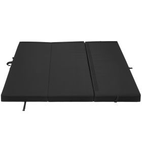 Bouldering Crash Pad, Tri-Fold Rock Climbing Crash Pad with Adjustable Backpack Straps and Handle, Foldable Lightweight for Indoor Bouldering & Outdoo