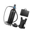 Mini Scuba Tank, 1.9L Portable Diving Tank for Underwater Breathing, Reusable Lung Diving Cylinder up to 35 Minutes Dive Time, Emergency Rescue Pony B