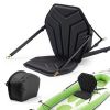 Kayak Seat, 1 Pack 1" Thick, Universal Paddle Board Seat with Back Support, Hexagonal Sit-on-Top Soft Padded Cushion with Storage Bag & Adjustable Str