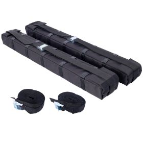 Premium Kayak Roof Rack Pads Universal Car Soft Roof Rack Kayak Carrier for Canoe/Surfboard/Paddleboard/SUP/Snowboard with Tie Down Straps, Tie Down R