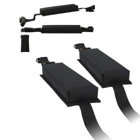 Soft Roof Rack Pads, 15.5-Inch Universal Car Roof Rack Pads, 176LBS Loading Capacity Luggage Kayak Carrier with Portable Storage Bag for SUP Canoe Sno