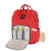 Mummy Diaper Bag Backpack Water-Resistant Large Capacity Travel Nappy Backpack Baby Nursing Handbag for Mom Dad Baby Care