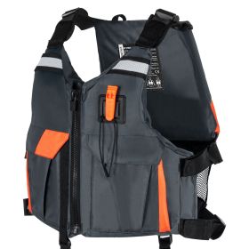 Life Vest for Watersports (PFD), Life Jacket with Waterproof Nylon & 110N Buoyancy, Life Vest/Jacket for Any Water Activity-Fishing, Kayaking, Surfing