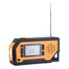 Emergency Weather Radio, 2000mAh Battery, FM/AM/WB/NOAA Alert Solar Hand Crank Emergency Radio, with USB Charging Cable, SOS Alarm and Flashlight, Por