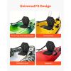Kayak Seat, 1 Pack 1" Thick, Universal Paddle Board Seat with Back Support, Hexagonal Sit-on-Top Soft Padded Cushion with Storage Bag & Adjustable Str