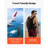 Mini Scuba Tank, 1.9L Portable Small Diving Tank for Underwater Breathing, Reusable Lung Diving Cylinder up to 35 Minutes Dive Time, Emergency Rescue
