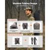 Hunting Blind, 270° See Through Ground Blind, 2-3 Person Pop Up Deer Blind for Hunting with Carrying Bag, Portable Resilient Hunting Tent, 3 Horizonta