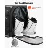 Ski Boot Bag, 70L, Snowboard Boots Travel Backpack for Men Women, with Waterproof Exterior & Bottom, Durable 1680D Oxford, Bag for Skis, Snowboard, He