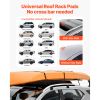 Soft Roof Rack Pads, 15.5-Inch Universal Car Roof Rack Pads, 176LBS Loading Capacity Luggage Kayak Carrier with Portable Storage Bag for SUP Canoe Sno