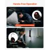 Rechargeable LED Work Light, 1200 mAh, Magnetic Mechanic Flashlight with Magnetic Base, 360° Rotation, 5 Lighting Modes, Foldable Grill Lamp for Mecha
