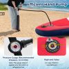 Inflatable Paddle Board with Removable Fin and Backpack