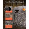 Hunting Blind, 270° See Through Ground Blind, 2-3 Person Pop Up Deer Blind for Hunting with Carrying Bag, Portable Resilient Hunting Tent, 3 Horizonta
