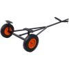 Boat Trailer Dolly, 420lbs Load Capacity, Carbon Steel Trailer Mover with 96''-116'' Adjustable Length, for Moving Kayak Motorboat Fishing Boat (420LB