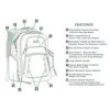 Eastsport Unisex Diamond Expandable Recycled Backpack – Black | Eco-Friendly, Durable, Multi-Compartment School & Travel Bag