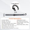 Ratchet Tie Down Straps (4PK), 2200 lb Max Break Strength, Includes 4 Premium 1" x 15' Rachet Tie Downs with Padded Handles, for Moving Securing Cargo