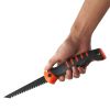 Folding Jab Saw, 5 in Foldable Jab Saw with Soft Grip Handle, Folding Drywall Saw with Triple Ground Teeth and Sharp Tip, for Drywall, Wood, PVC Pipes