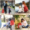 Mummy Diaper Bag Backpack Water-Resistant Large Capacity Travel Nappy Backpack Baby Nursing Handbag for Mom Dad Baby Care