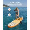 Inflatable Stand Up Paddle Board, 11.6' x 35" x 6" Wide Ultra-Light SUP Paddleboard, All Accessories Included, Pump, Paddle, Fin, Backpack, Ankle Leas