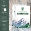Hiking Planner - Outdoor Adventure Journal, A5 Spiral Mountaineering Logbook, Gear Checklist, Peak Tracker, Route Map, Safety Tips, Emergency Prep for