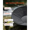 Gold Panning Kit, 10 in and 14 in Pans, 19 PCS Portable Prospecting Equipment Kit with Classifier Sieves, Sand Magnet, Rock Pick, Scoops, Backpack, an