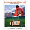 Emergency Weather Radio, 2000mAh Battery, FM/AM/WB/NOAA Alert Solar Hand Crank Emergency Radio, with USB Charging Cable, SOS Alarm and Flashlight, Por