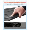 Kayak Seat, 1 Pack 1" Thick, Universal Paddle Board Seat with Back Support, Hexagonal Sit-on-Top Soft Padded Cushion with Storage Bag & Adjustable Str