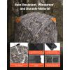 Hunting Blind, 270° See Through Ground Blind, 2-3 Person Pop Up Deer Blind for Hunting with Carrying Bag, Portable Resilient Hunting Tent, 3 Horizonta
