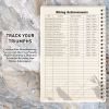 Hiking Planner - Outdoor Adventure Journal, A5 Spiral Mountaineering Logbook, Gear Checklist, Peak Tracker, Route Map, Safety Tips, Emergency Prep for
