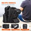 Tactical Backpack, 45L Military Tactical Backpack with Molle Design & 3 Compartments, Army Assault Pack Bag for Men and Women, Range Gear Backpack for