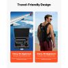 Mini Scuba Tank, 1.9L Portable Diving Tank for Underwater Breathing, Reusable Lung Diving Cylinder up to 35 Minutes Dive Time, Emergency Rescue Pony B