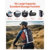 Hydration Backpack, 15L Insulated Hydration Pack Backpack with 3L TPU Water Bladder, Hiking Water Backpack with Storage for Men Women, Hydro Water Day
