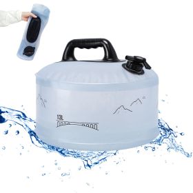 13L Portable Water Bag, Durable Leak-Proof Bucket, Collapsible Water Container, Suitable For Outdoor Camping, BBQ, Hiking, Travel, Backpacking, Rvs,Ou (Style: 13L European and American Style Water Storage Container)