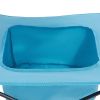 Folding Camping Table, Portable Outdoor Lightweight Picnic Table, 600D Oxford Fabric Waterproof Canvas Travel Beach Tables, with 4 Cup Holders, Carry