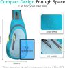 Small Sling Bag, Lightweight Crossbody Backpack for Men Women, Shoulder Bag for Sports and Outdoor