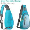 Small Sling Bag, Lightweight Crossbody Backpack for Men Women, Shoulder Bag for Sports and Outdoor