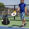 Pickleball Sling Bag for Men Women Waterproof Badminton Tennis Backpack with Wet Pocket Hidden Fence Hook Machine Washable GPCT5413